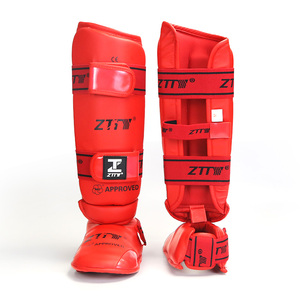Pelindung Kaki Bantalan Karate <span class=keywords><strong>Shin</strong></span> Profesional dengan Pelindung Kaki Yang Dapat Dilepas - Product Image 1