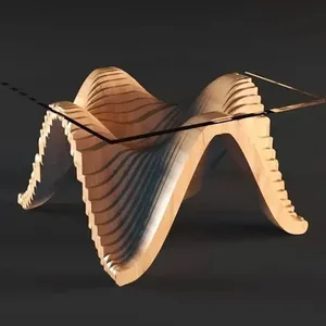 Table basse paramétrique moderne, légère et amovible, de fabrication directe Kalatri, pour la décoration de bureaux, maisons et hôtels. - Product Image 1