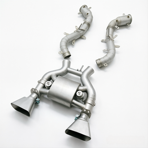 Sistema de Escape Neumático Completo para McLaren MP4-12C 650S 3.8T, Sistema Catback Completo Personalizado de Acero Inoxidable 304/Titanio con Tubos de Escape con Protección Térmica - Product Image 5
