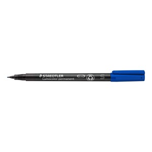 STAEDTLER - Rotulador permanente Lumocolor azul (S) - Product Image 1