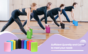 Mật độ cao <span class=keywords><strong>EVA</strong></span> bọt Yoga gạch thân thiện với môi trường nén hấp thụ sốc tập thể dục Yoga khối - Product Image 6
