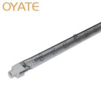 Tube chauffant infrarouge en quartz résistant aux hautes températures, ampoule de remplacement pour lampe chauffante halogène pour sauna, équipement de spa à domicile