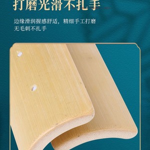 Bamboo Clappers For Kids And Adults Educational Percussion Instrument With <b>Red</b> <b>Ribbon</b> 5 Years Old Bamboo Material - Product Image 5