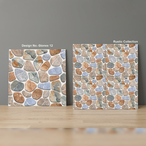 Carreaux de parking en porcelaine émaillée numérique 40x40cm, haute résistance, vitrifiés, pour extérieur - Product Image 4