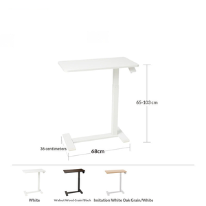 HD Mobile Height <b>Adjustable</b> Bedside Desk Rolling Sofa Side Laptop <b>Table</b> Lazy Study Office <b>Table</b> With Wheels - Product Image 3