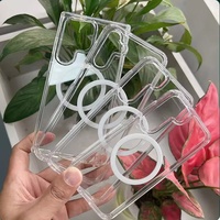Étui magnétique transparent sans fil pour téléphone Samsung pour iPhone 15 Pro Max 16 14 Plus 13 Mini 12 XR 8 7 Retail Package