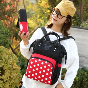Lequeen de dibujos animados <span class=keywords><strong>Mickey</strong></span> y Minnie bolsa de bebé cochecito impermeable popular de la lona bolsa de pañales de bebé - Product Image 5