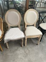 Chaise Louis empilable en bois de bouleau massif avec dossier rembourré pour salles de conférence et d'événements professionnelles