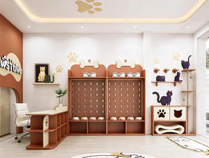 Diseño Interior Moderno Nórdico para Salón de Peluquería Canina, Muebles Personalizados, Solución Integral para Tienda de Spa para Mascotas - Product Image 3