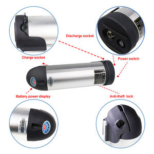 แบตเตอรี่จักรยานไฟฟ้าลิเธียมไอออน10Ah 36V EB-BA01โรงงานสำหรับ D90xH350mm 200-500W ภาพใหม่ - Product Image 4