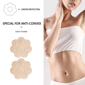 Copertura per capezzolo in tessuto Non tessuto monouso capezzolo adesivo adesivo petali reggiseno - Product Image 2