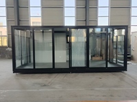 Vente Flash Certifié CE 25 ㎡   Maison conteneur extensible à aile unique pour événements sportifs, installation rapide, réutilisable, aménagement personnalisé avec logo