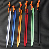 Vente en Gros Accessoires Essentiels de Camping Piquets de Tente Robustes en Aluminium pour l'Extérieur