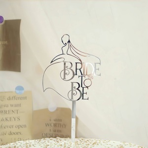 Honey And Sweetness Acrylic Cake Topper <b>Bride</b> <b>To</b> <b>Be</b> Sparkle Wedding Party <b>Decoration</b> Cake Plugin - Product Image 5
