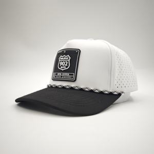 Gorra de Golf Impermeable con Logotipo Personalizado, Perforada con Corte Láser, de Alta Calidad, 5 Paneles, para Deportes al Aire Libre, Gorra de Béisbol para Hombre - Product Image 3