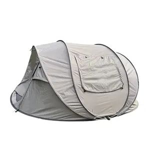 빠른 캠핑 팝업 텐트 태양 보호 자동 속도 개방 기능이있는 3-5 인용 방수 보트 텐트