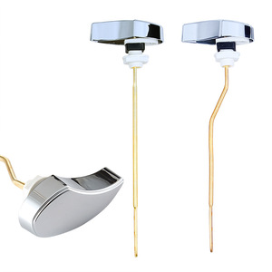 Aojiele Levier de chasse d'eau pour réservoir de toilettes, poignée en laiton, vanne de chasse latérale en alliage de zinc, pièce de rechange B07 - Product Image 1