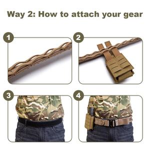 Cinturón Táctico de Nailon 1000D, Juego de 3 Piezas, Múltiples Colores, Cinturón Táctico Molle, Hebilla de Liberación Rápida, Cinturones de Trabajo - Product Image 3