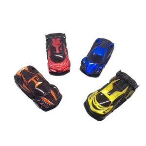 2024 New Manufacturer Wholesale Plastic Painted Sports Car Racing Mini Model Toy Kids Diecast Pull Back Inertia Cars Pack