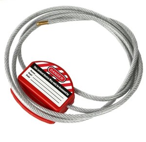 4つの南京錠穴を備えたOem調整可能ワイヤーロックアウト格納式ケーブルロックアウト - Product Image 6