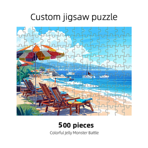 <span class=keywords><strong>Puzzle</strong></span> personalizzato OEM con fsc certificato dal produttore di carta bianca arte <span class=keywords><strong>Puzzle</strong></span> personalizzato dal tuo Design - Product Image 4