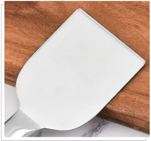 Set pisau keju baja tahan karat 4 buah, alat cukur pisau keju garpu alat cukur penyebar lembut keras
