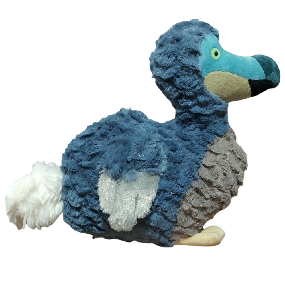 1415 пушистый синий мягкий плюшевый игрушечный животный Dodo пушистый рельефный узор мягкая игрушка Dodo Bird