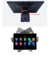 Moniteur de voiture 10 pouces avec connexion USB automatique Android RGB et 4G + 64G pour Android 11 appui-tête de voiture tv