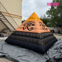 Pyramide gonflable de 3 m, tente géante gonflable personnalisée pour la publicité d'événements et de salons professionnels