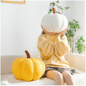 Almohada de Peluche con Forma de <span class=keywords><strong>Calabaza</strong></span>, Rellena de Algodón PP Suave, Diseño Personalizable, 35-55cm, Regalo Divertido y Adorable para Niños - Product Image 5