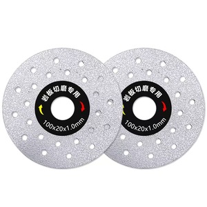 แผ่นดิสก์ตัดเพชรแบบแห้งขนาด100มม. สำหรับกระเบื้องเซรามิกพอร์ซเลนแผ่นใบเลื่อยบางตัดหินอ่อน - Product Image 1