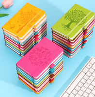 Haoxuan Tragbares A6 Verstellbares Loseblatt-Mini-Notizbuch, Anpassbares Hochwertiges Papier-Cover, Büro-Taschenformat, Geschenkidee