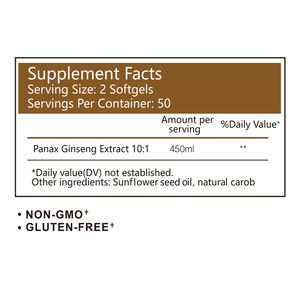 GMP сертифицированный Завод Оптовая продажа RTS Panax женьшень 4500 мг софтгели травяная добавка - Product Image 3