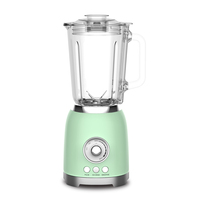 Mélangeur de comptoir en acier inoxydable 600W/800W avec pot en verre de 1,5 L et 6 lames Stepless Speed German Language Smoothie Maker