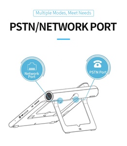 Pstn Điện thoại cố định video điện thoại Wifi BT RJ45 Ethernet RJ11 Cổng Sim thẻ 4 gam GSM cố định không dây có dây Android Màn hình điện thoại - Product Image 4