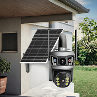 Système de détection humaine extérieur étanche 6MP WiFi CCTV IP caméra double objectif double écran Vision nocturne pour la surveillance de la maison intelligente