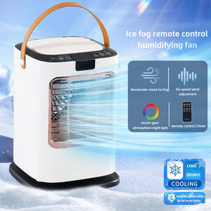 Ventilateur de refroidissement portable USB rechargeable avec télécommande, brumisateur d'air de bureau - Product Image 1