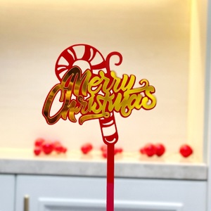 Honey And Sweetness Christmas Acrylic <b>Cake</b> Topper Merry Christmas <b>Cake</b> <b>Decoration</b> Ins Style Party <b>Supplies</b> - Product Image 5