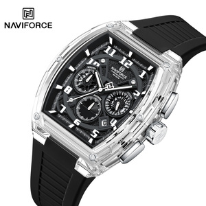 Montre-bracelet de luxe pour homme NF6118 Sport Alloy Casual Quartz Chronographe, cadran à aiguilles, étanche 5 ATM - Product Image 4