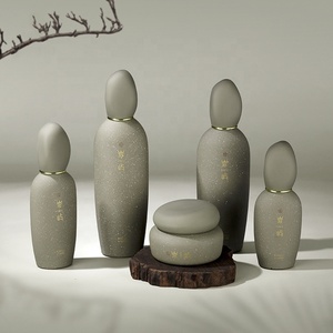 Chai serum thủy tinh độc đáo màu hổ phách mờ 30ml, chai dầu dưỡng thể mỹ phẩm thủy tinh cao cấp có vòi bơm, bao bì chăm sóc da - Product Image 3