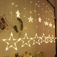 2025 Ramandan lune étoiles étoilé coloré Led guirlande lumineuse chambre rideau décoration lumières