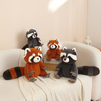 Peluche de raton laveur mignonne en gros, jouet en peluche doux et moelleux en forme d'animal