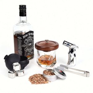 Design Custom Logo Whiskey Smoker <b>Kit</b> | Portable Stainless Steel Smoking Gun Set | Luxury Cocktail Gift for Corporate Client - Product Image 6