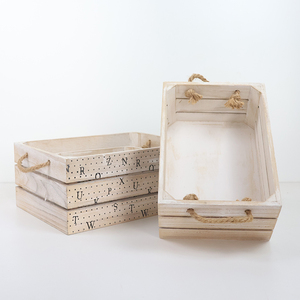 Bois Artisanat Usine En Gros Caisses De Stockage De Nidification Coffrets Cadeaux <span class=keywords><strong>Panier</strong></span> En Bois <span class=keywords><strong>Pour</strong></span> Le Stockage Ensemble De 3 - Product Image 5