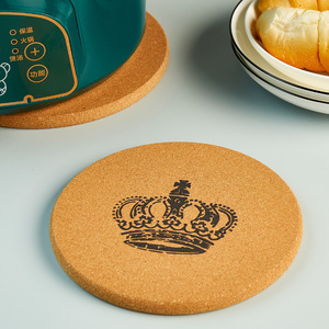 Sous-verres ronds <span class=keywords><strong>en</strong></span> <span class=keywords><strong>liège</strong></span> imprimés pour tasses à café, personnalisables avec logo, pour boissons domestiques - Product Image 2