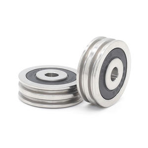 Fournisseur direct d'usine Roulements à billes à double gorge en U en acier inoxydable S608RS Poulies de câble métallique non standard Série spéciale - Product Image 3