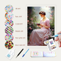 G-46 personnalisé bricolage 5D diamant Art peinture rétro décor à la maison Portrait imprimé diamant peinture Kit