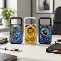 Panel Belakang yang Dapat Disesuaikan untuk Casing Ponsel Anti-Sidik Jari Magnetik TPU+PC Tahan Guncangan Warna Polos untuk IPhone17 &18 Pro/Pro Max