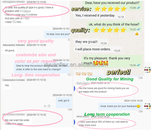 2- <span class=keywords><strong>8</strong></span> дюймов Большой диаметр ПВХ всасывающий шланг гибкий пластиковый армированный ПВХ спиральный водяной насос всасывающий спиральный шланг - Product Image 5