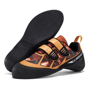 Zapatillas de Escalada Rojas y Negras con Cierre de Velcro Ajustable y Parte Superior Sintética para Escalada en Roca al Aire Libre - Product Image 3